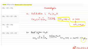 An alekene on ozonolysis and hydrolysis in presence of zinc dust produced  one molecule of ` - YouTube