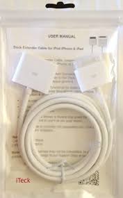 pin dock white extension extender cable