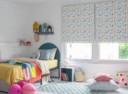First, position the roman blinds where you want them and then mark the location of the brackets. Roman Blinds Tutti Frutti Bon Bon Modern Kids Other By Hillarys Houzz