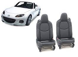 Black Leather Seat Covers For Mazda Mx5
