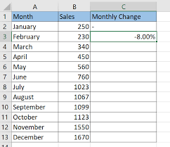 how to calculate percent change in