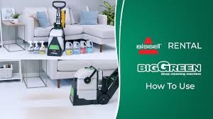 how to use big green bissell big