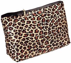 janeke leopard makeup bag a4348vt