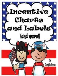 Usa Kids Incentive Charts And Labels To Support Classroom Management
