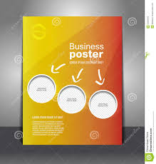 Vector Design Color Flyer With Place For Image Stock Vector