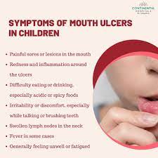 mouth ulcers in children causes