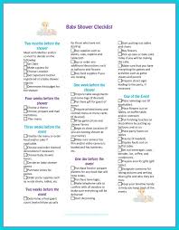 Baby Shower Checklist To Help Plan The Perfect Baby Shower Party