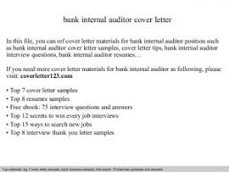 Internal Auditor Cover Letter Internal Auditor Sample Pleasurable