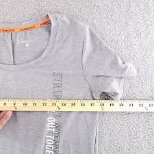 orange theory shirt womens small gray