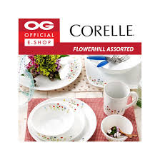 This pattern provides that special spark buy corelle dinner sets and tableware, corelle crockery dinner plates and dishes clearance from the leading corelle outlet stores popat stores uk. Qoo10 Corelle Dinnerware Assortments Flower Hill Kitchen Dining