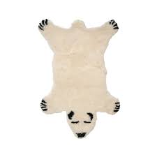 fluffy bear rug made make