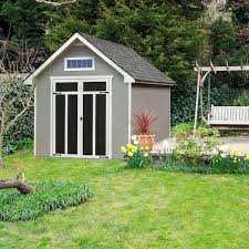 Outdoor Wood Shed With Floor