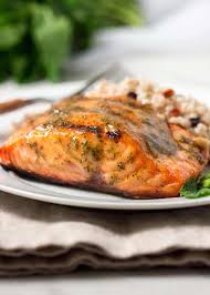 honey mustard wild sockeye salmon