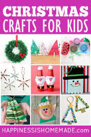 30 easy christmas crafts for kids of