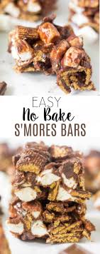 no bake s mores bars oh sweet basil