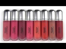 These are the brand new revlon ultra hd matte lipcolors, and there are 8 shades available total. Revlon Ultra Hd Matte Lip Colors Lip Swatches Review Youtube