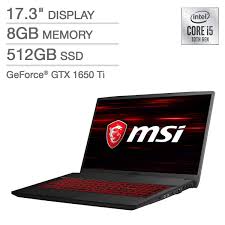 Shop for msi laptops in shop laptops by brand. Msi Gf75 Thin Gaming Laptop 10th Gen Intel Core I5 10300h Geforce Gtx 1650ti 144hz 1080p Display Costco