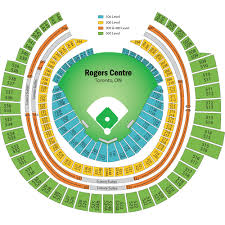 Rogers Centre Seat Map Map Speedytours