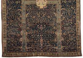 persian garden carpet on display at