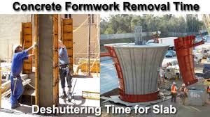 concrete formwork removal time