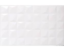 textured white wall tile with satin
