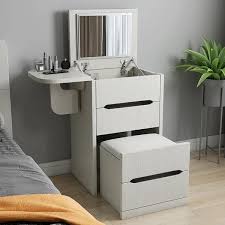 nordic flip top white makeup vanity