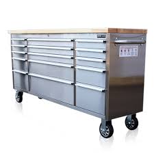 stainless steel tool chest box bench 72