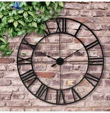 80cm large outdoor garden wall clock