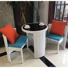 China Round Small Poly Rattan Outdoor
