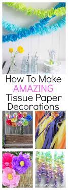 tissue paper decorations