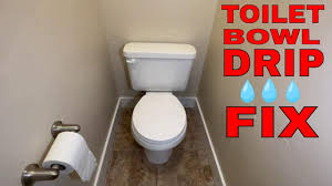 how to fix a dripping toilet water