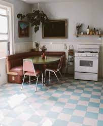 checker floor tiles retro authentic 9