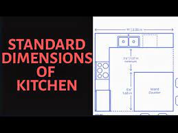 standard kitchen dimensions you