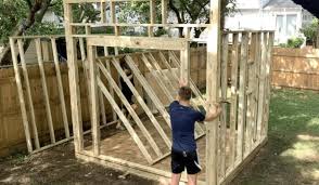 how to build a lean to roof on a shed