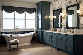 luxury master bathroom interior