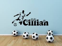 Football Name Personalised Wall Art Decal