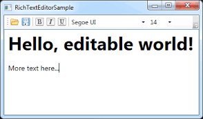 how to creating a rich text editor