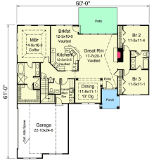 Ranch Home With Vaulted Ceilings