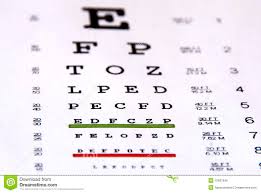Eye Chart Stock Image Image Of Glasses Eyes Disturbed