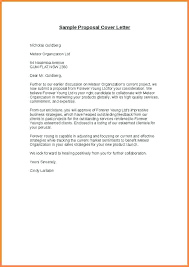 Sample Proposal Letter Template Emailers Co