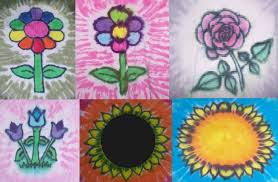 Details About Kids Handmade Tie Dye Shirt Spring Flowers Daisy Rose Tulip Sunflower Sun