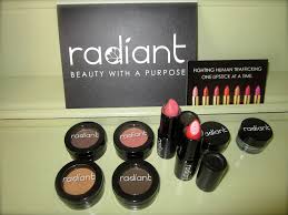 radiant cosmetics beauty with a