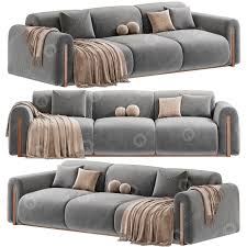 sofa natuzzi colle 3d model 3d