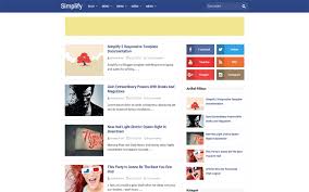 Simplify 2 Professional Responsive Blogger Template