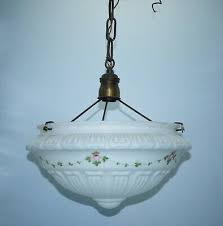 antique art deco pendant hanging light
