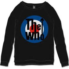 The Who Target Classic Black Mens Sweat Shirt Attitude Europe