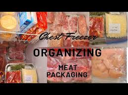 chest freezer tips for storing meat