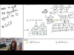 1 6 Solving Polynomials Radicals And