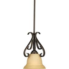 A the top countries of suppliers are china, taiwan, china, from which the percentage of home depot pendant lights supply is 97%, 2% respectively. Progress Lighting Torino 1 Light Forged Bronze Kitchen Island Mini Pendant With Tea Stained Glass P5153 77 The Home Depot