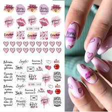 valentine s day nail art stickers